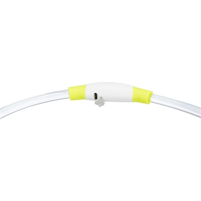 Trixie Collar USB Flash Light Luminous RECAGUNABE TPU Green