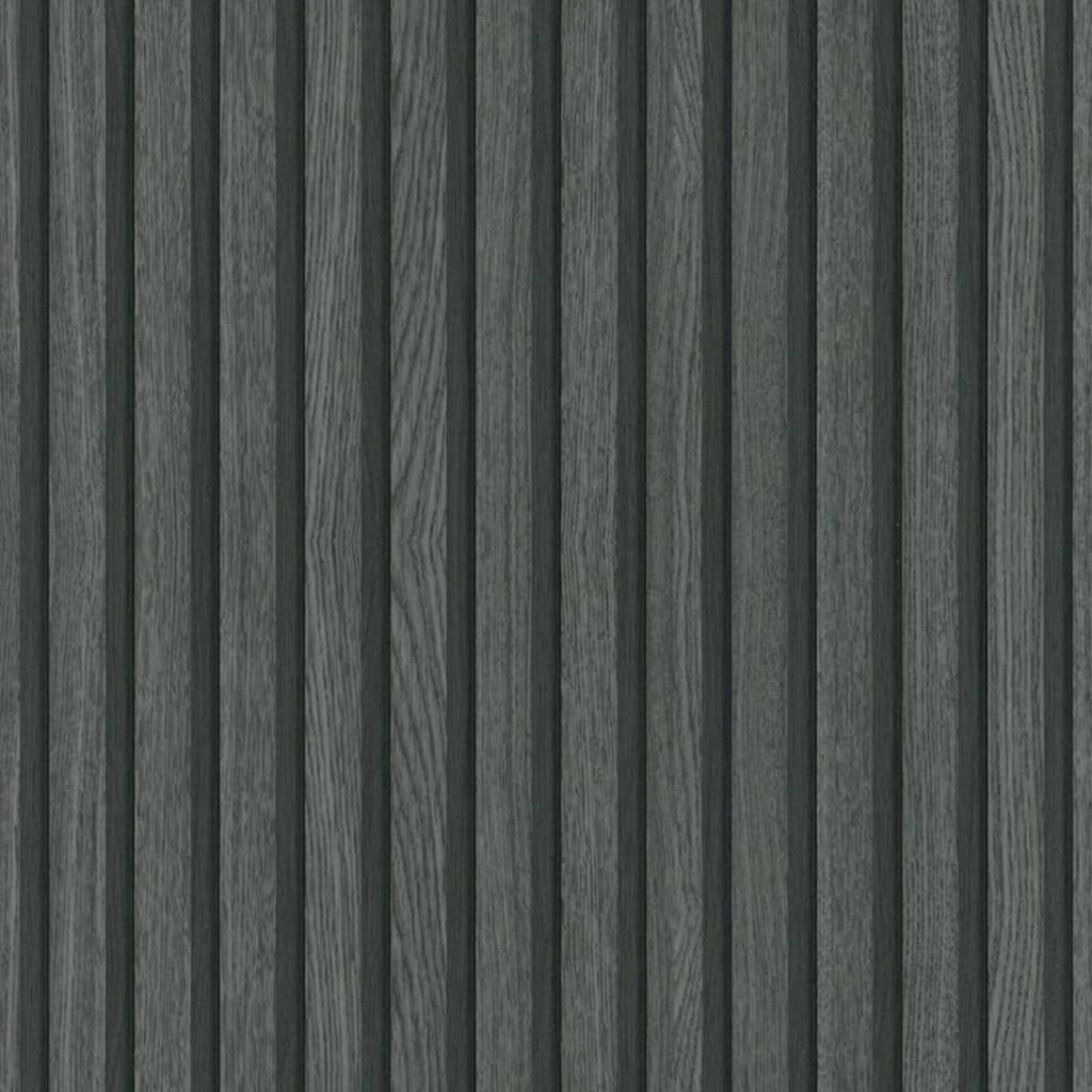 Papier peint mural nord botanica en bois noirs et gris