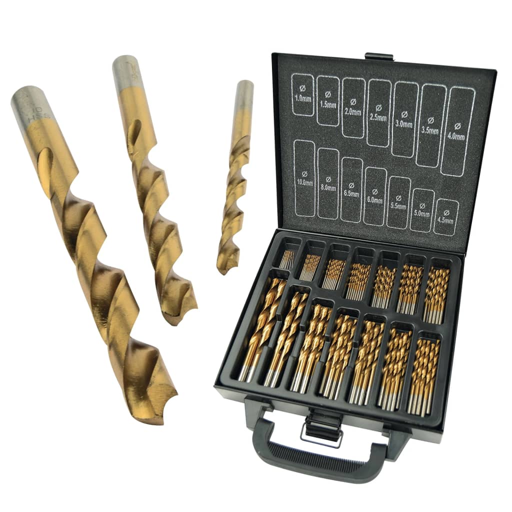 Brüder Mannesmann Brüder Mannesmann 99-part Drill Set HSS Titanium