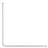 Small wolke shower curtain rod universal 3 sizes white