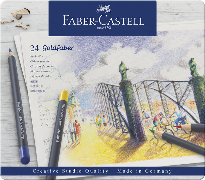 Faber Castell FC-114724 crayon coloré Faber-Castell Goldfaber Penny à 24 pièces
