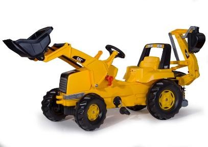 Rolly Toys Rolly Toys 813001 Rollyjunior Cat Tractor con caricatore e braccio di scavatore