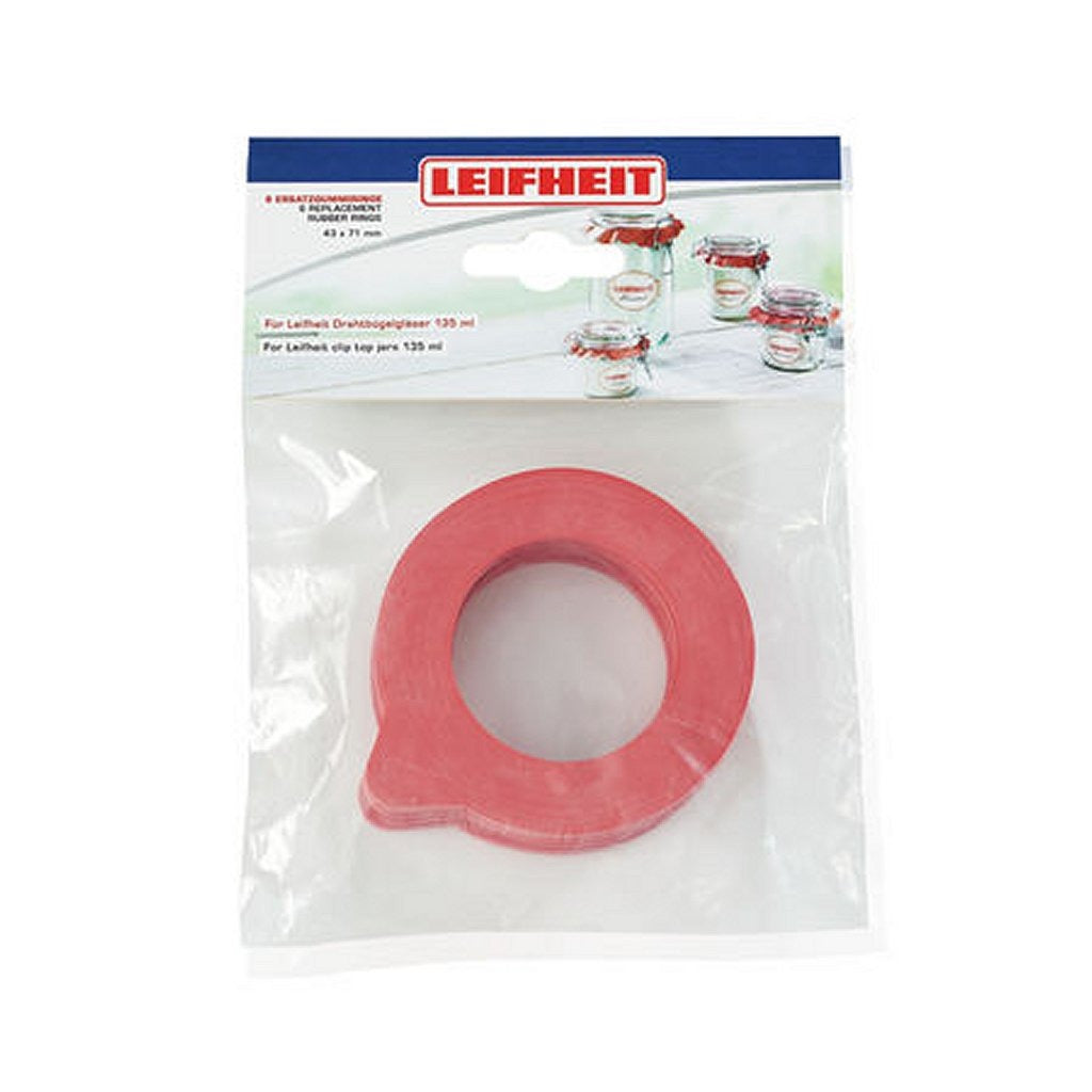 Leifheit 3214 en caoutchouc weckringen 43x71 mm 6 pièces