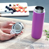 Leifheit thermosfless Flip 600 ml lila