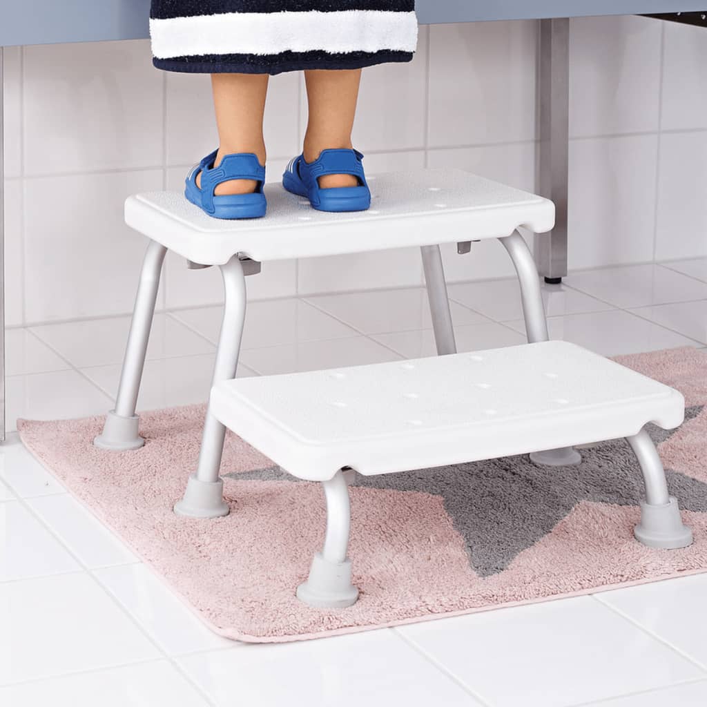 RIDDER OPSTAPKRUKJE 2 kroky 150 kg White A0102001