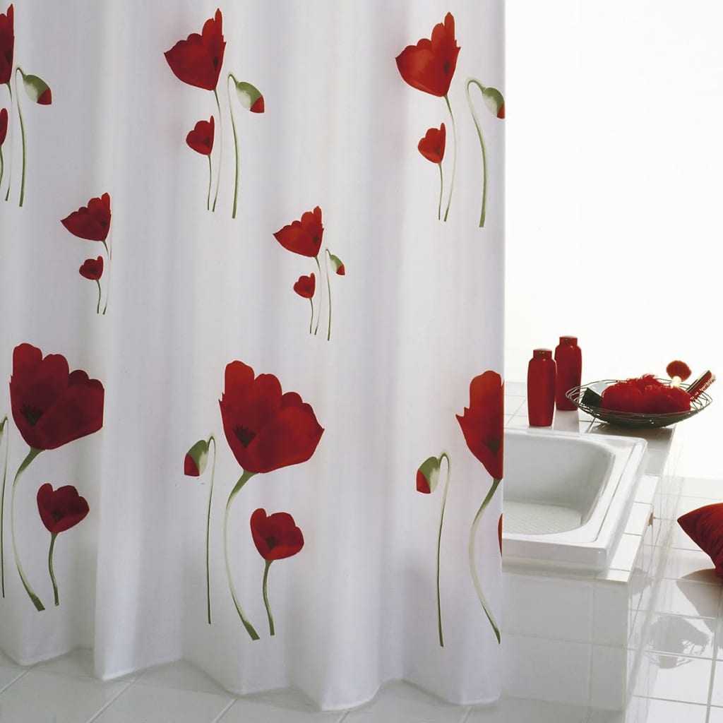 Kiischt vun der Päckchen Dusch Rido Mohn 180x200 cm