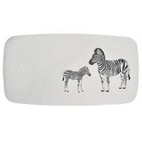 Badmat Ridder zebra 38x72 cm bianco e nero