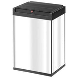 Hailo 0840-111 Big-Box Swing L Trash 35L Rustfrit stål sort