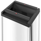 Hailo 0840-111 Big-Box Swing L Trash 35L Rustfrit stål sort
