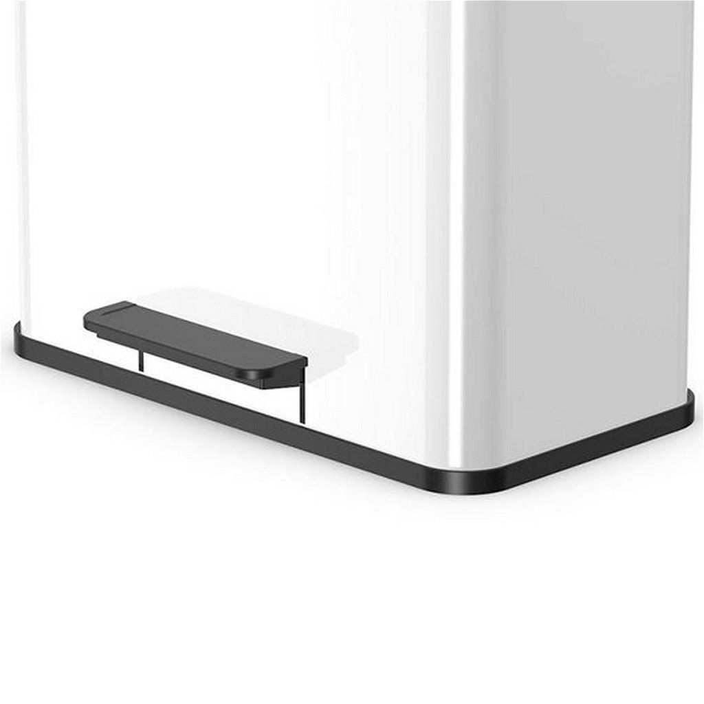Hailo Pedal Bin Oko Duo Plus Størrelse L 17+9 L White 0630-230