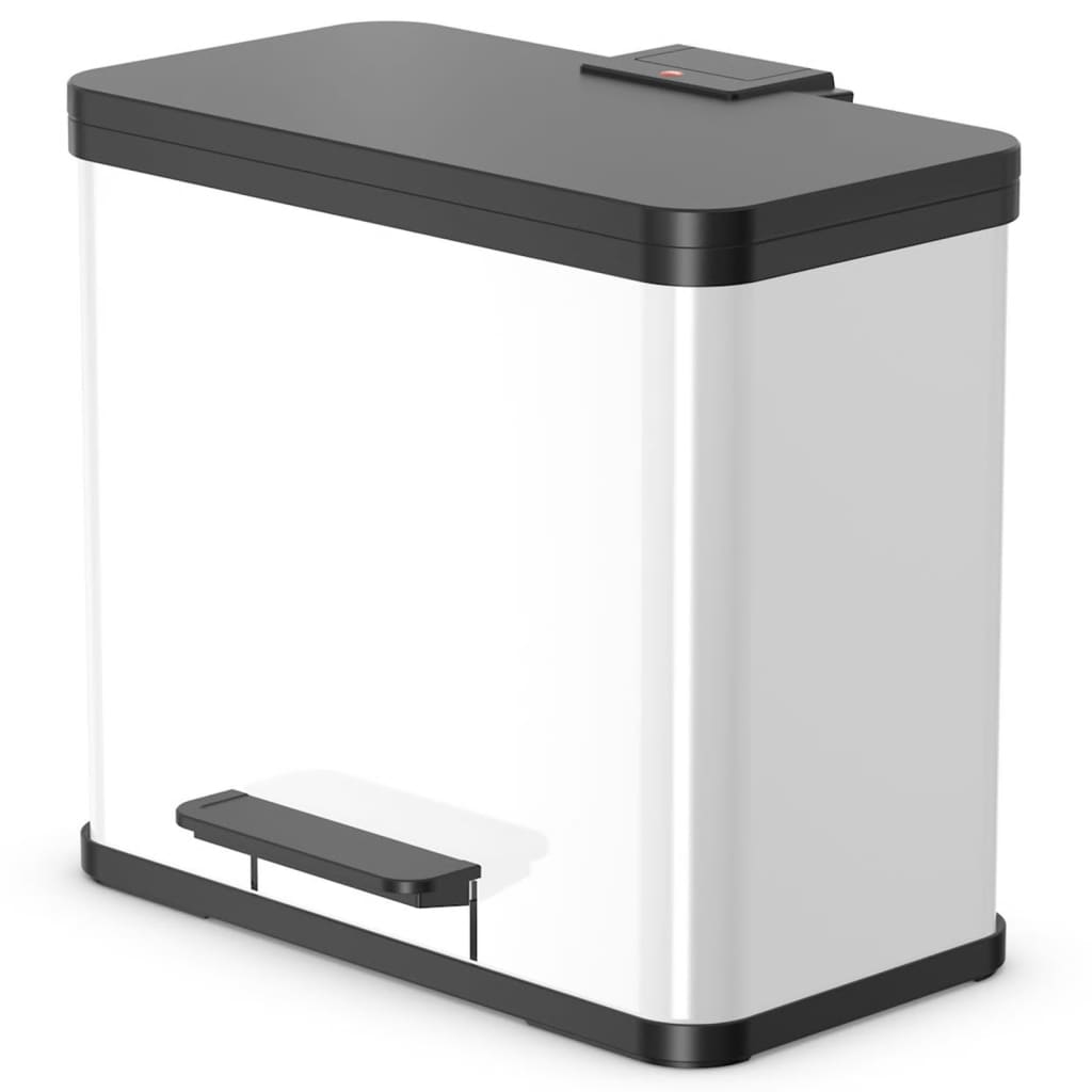 Hailo pedal bin oko trio plus velikost l 3x9 l bela 0633-230