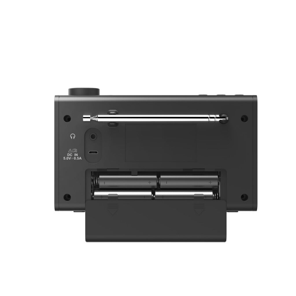 Hama Digital Radio DR7USB FM DAB DAB+ funciona en baterías