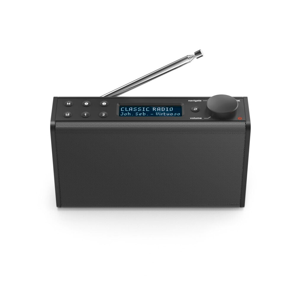Hama Digital Radio DR7USB FM DAB DAB+ funciona en baterías