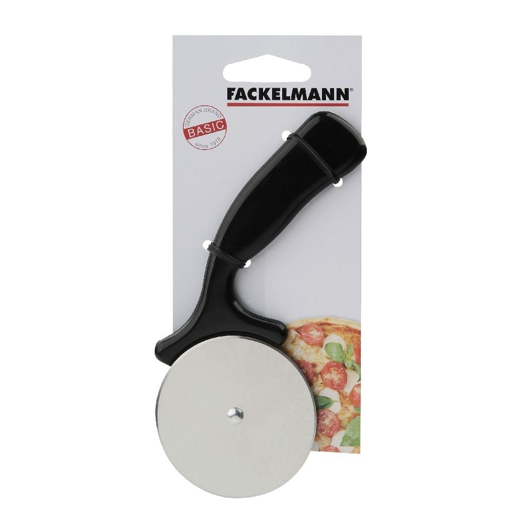 Fackelmann Basic Pizza Cutter 16 cm sort PP rustfrit stål