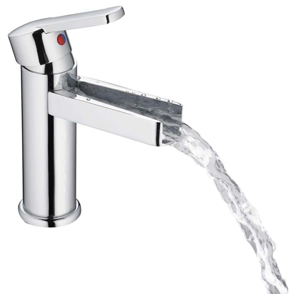 Schütte wastafelmengkraan met watervaluitloop niagara