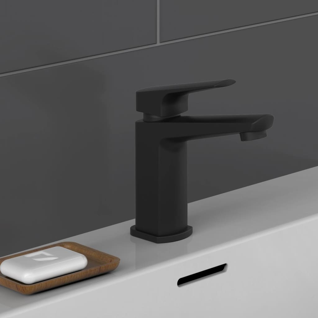 Schütte Washbasin Mešani Raven Mat Zwart