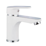 Schütte Washbasin Mixer Alaska White in Chrome