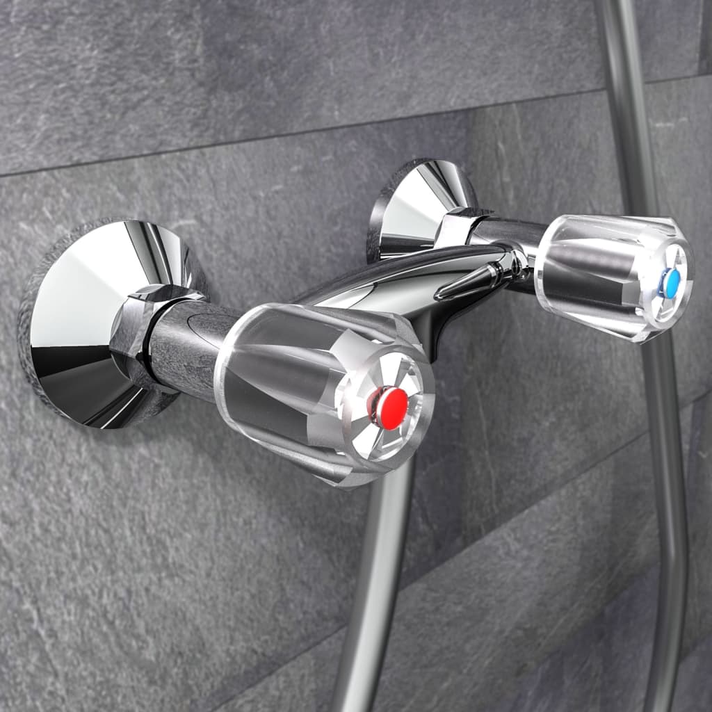 Schütte Schütte Shower Mixer Crane Two -Buttons Savino Chrome -colored