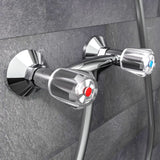 Schütte Schütte Shower Mixer Crane Two -Buttons Savino Chrome -colored