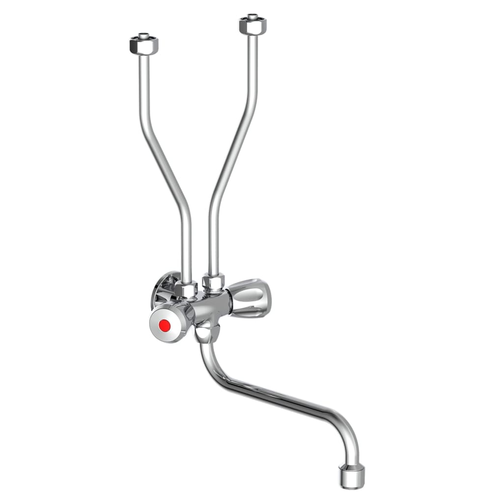 Schütte two -button mixer Low pressure chrome -colored