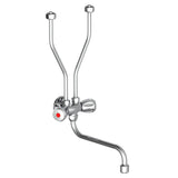 Schütte two -button mixer Low pressure chrome -colored
