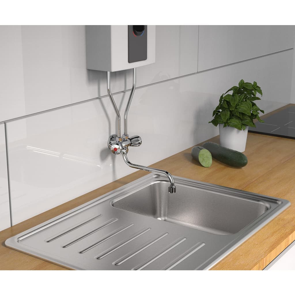 Schütte two -button mixer Low pressure chrome -colored