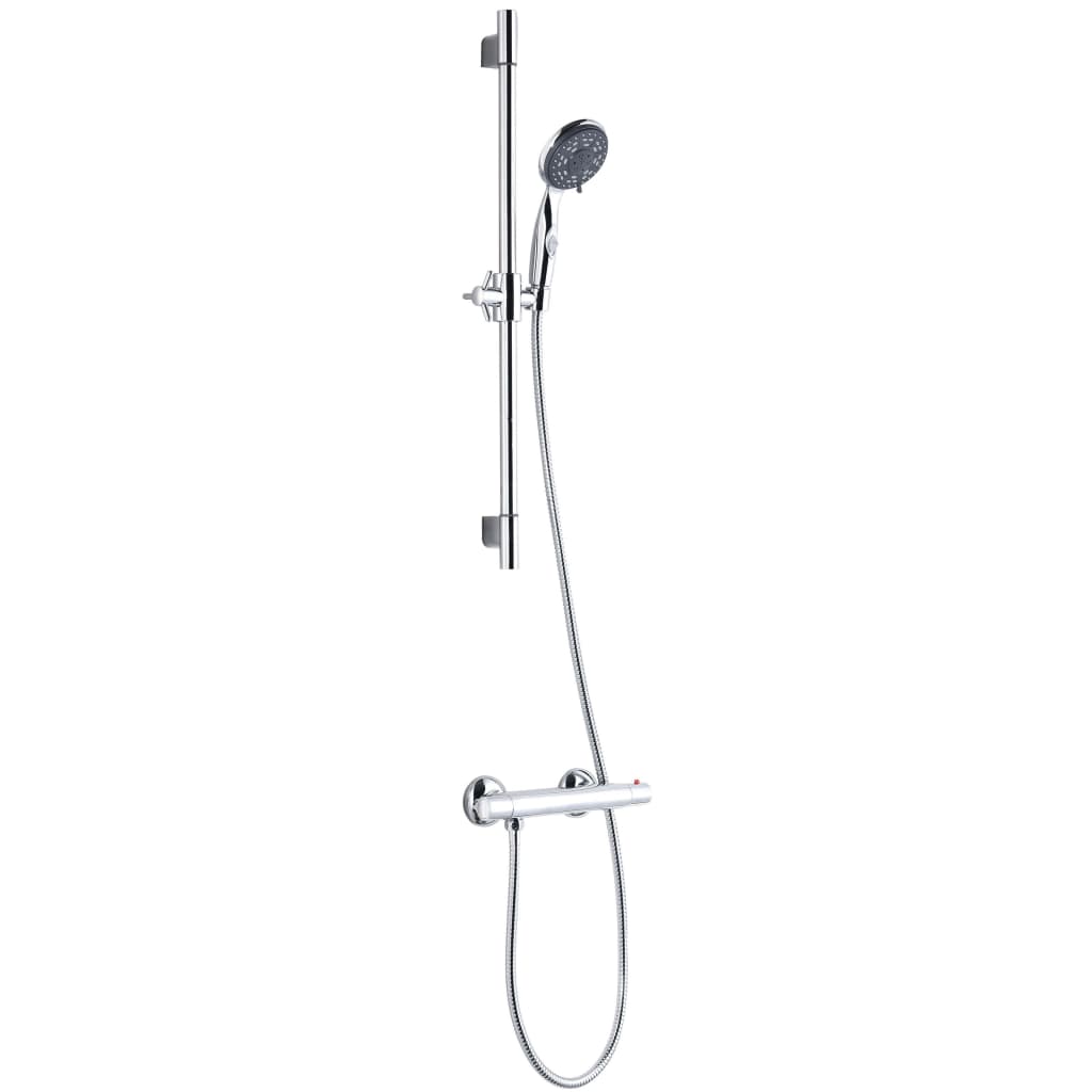 Schütte douchestangset aqua 2 save chroomkleurig