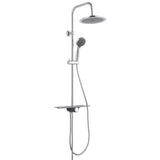 Schütte regendoucheset met plateau aquastar antraciet-chroomkleurig