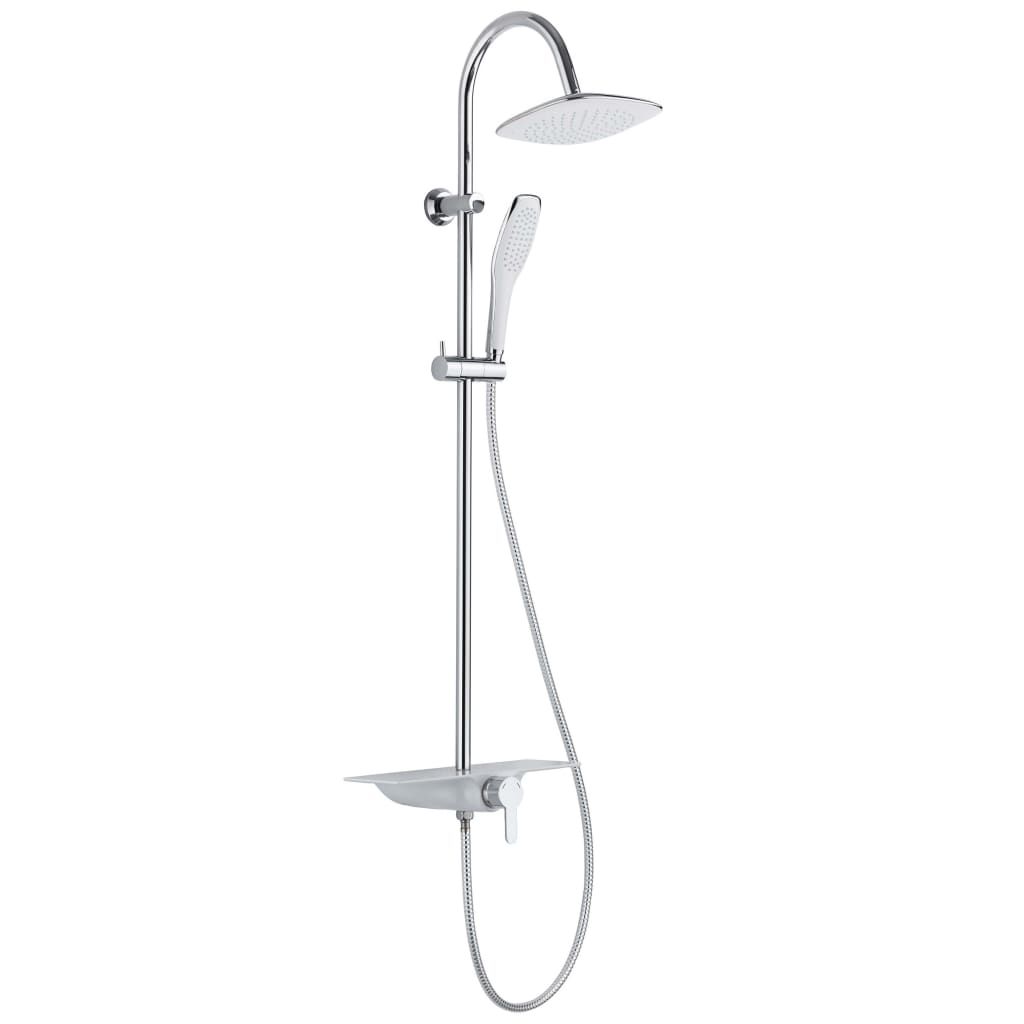 Schütte Schütte Rain Shower Set z Mikser Tap i Plateau Waterway Chrome-White