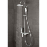 Schütte Schütte Rain Shower Set z Mikser Tap i Plateau Waterway Chrome-White