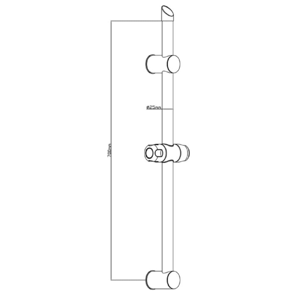 Schütte Schütte Shower Stake Regulble Signo Chrome