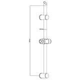 Schütte Schütte Shower Stake Regulble Signo Chrome