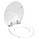 Schütte toilet seat with soft-close Shell Heart MDF high gloss
