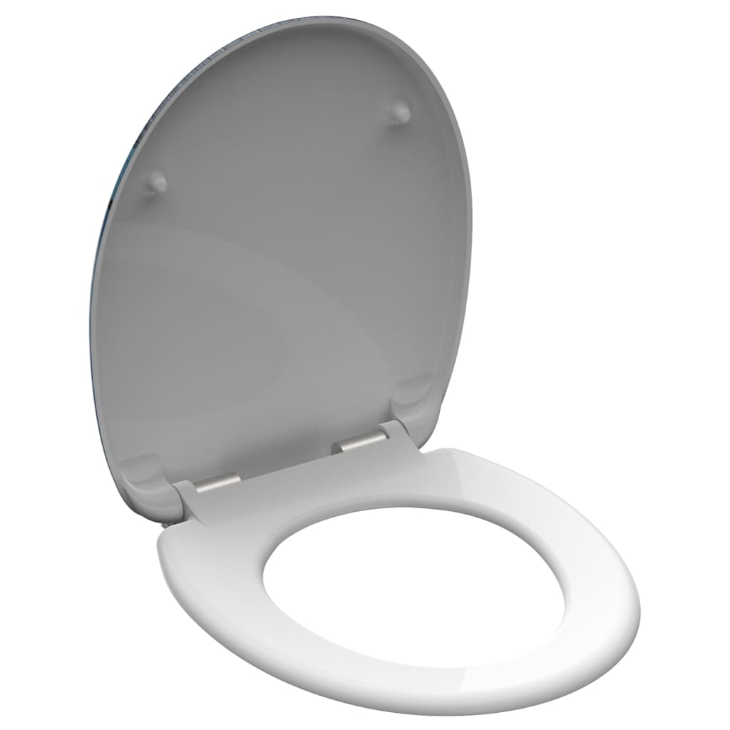 Siège de toilettes Schütte avec une ligne douce hors ligne