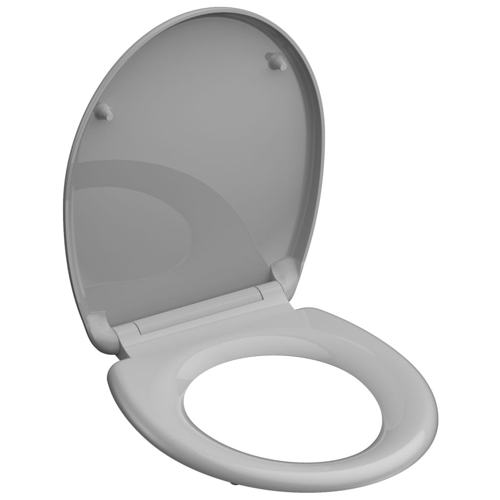Schütte Schütte Toilet Selt avec Duroplaste gris à libération rapide à clôture douce