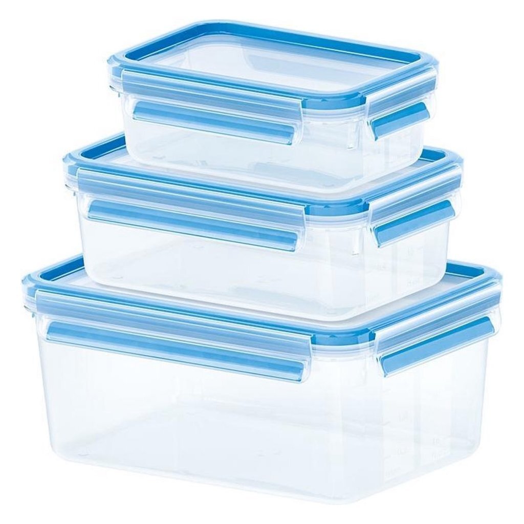 EMSA EMSA 508566 Clip Close Box versholding 0,55L 1L 2,3L 3 pezzi blu