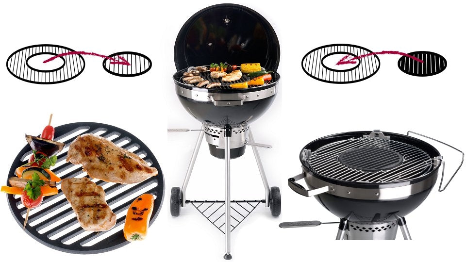 Tepro 8574 Cast Iron Deployment Steak Grille dla 8569 głównej kratki grillowej