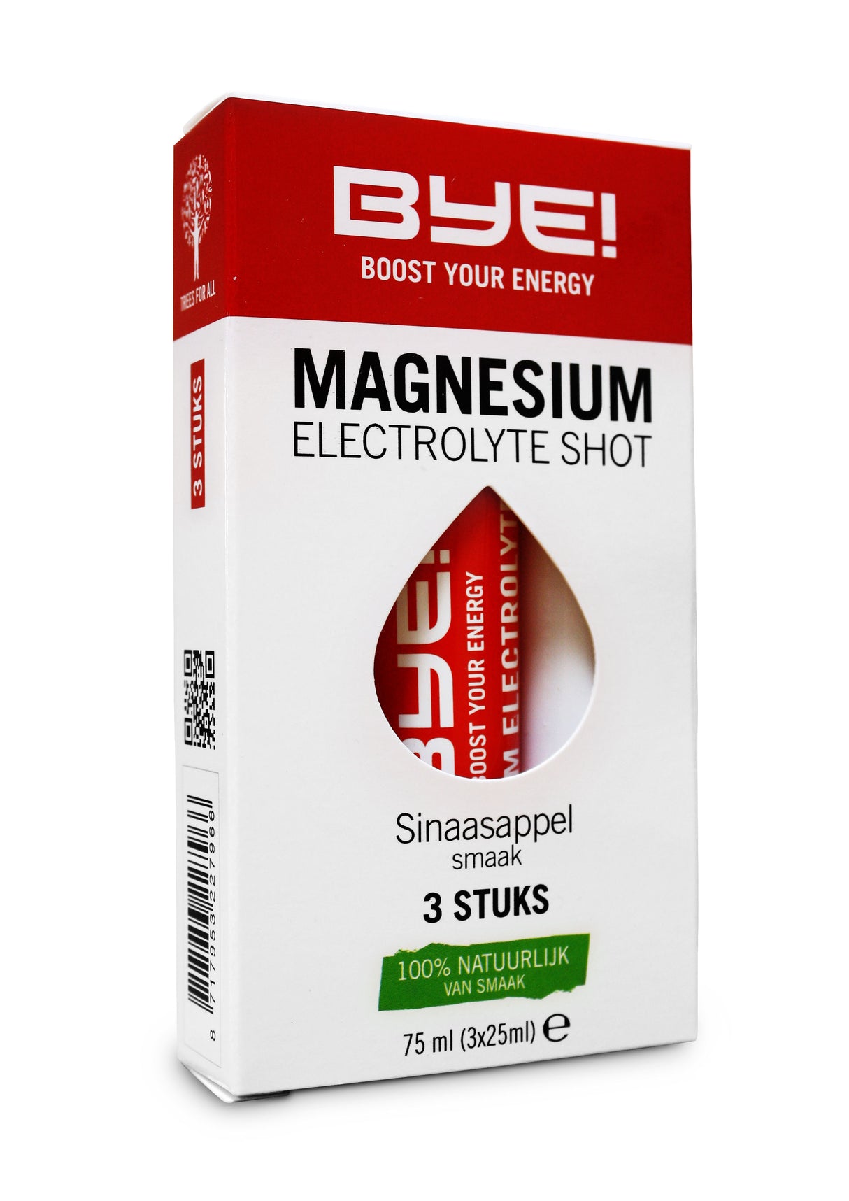Tschüss! Elektrolyt -Magnesium -Schuss Orangengeschmack (3 Stücke)