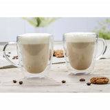 Hi Cappuccinoglazens set 2-piece 270 ml Transparent