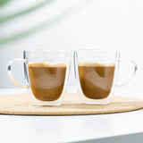 Hi Cappuccinoglazens set 2-piece 270 ml Transparent