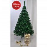 Hei hei juletre med metallstandard 120 cm grønn