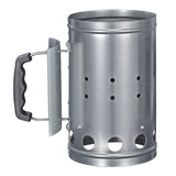 Salut Barbecue Starter mat Grëff 16.5 cm sëlwer faarweg