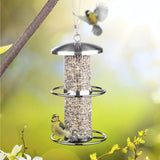 Hi Hi Hi Bird Feed Huisje Hanging 14x27.5 cm Stainless Steel