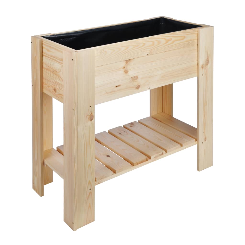 Hallo Pflanzer, das 92x41x80 cm Kiefernholz angehoben hat