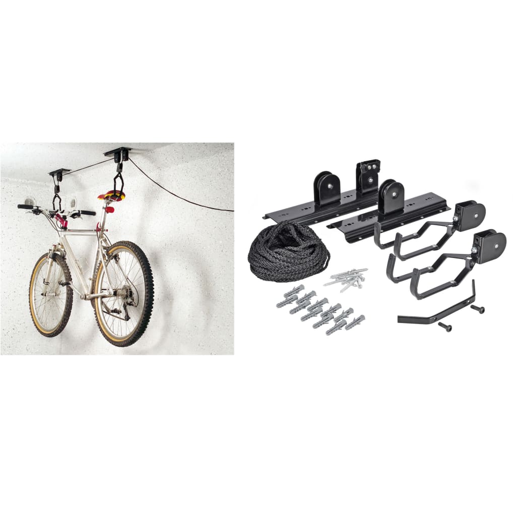 Hej cykellyft metall svart