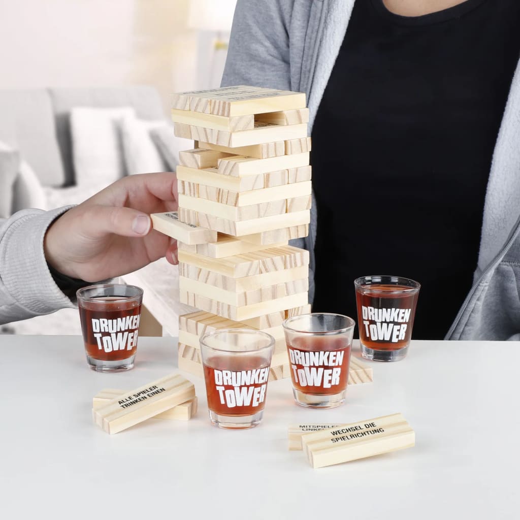 Hola hola juego de madera de juego de bebidas