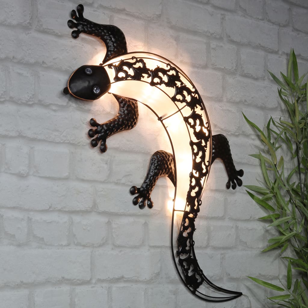 Ahoj ahoj zahradní nástěnná lampa gekon
