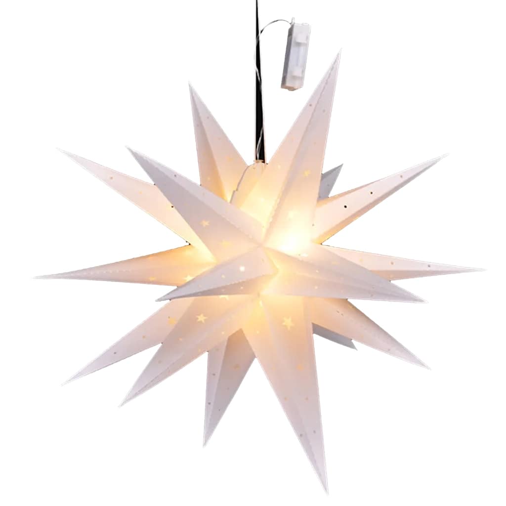 Živjo lampion božična zvezda LED 58 cm