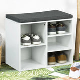 Hej skostativ med pude 51.5x29x48 cm hvid