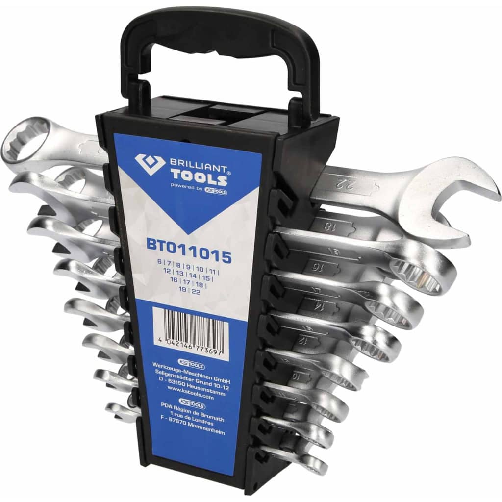 Tools brillant outils brillant ensembles de touches de combinaison en 15 parties